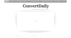 Desktop Screenshot of convertdaily.com