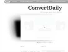Tablet Screenshot of convertdaily.com